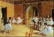 Edgar Degas Dance Foyer at the Opera china oil painting reproduction